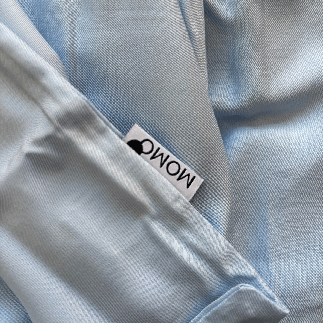 Azul bambu roupa de cama by Momo Cotton – Logo 2