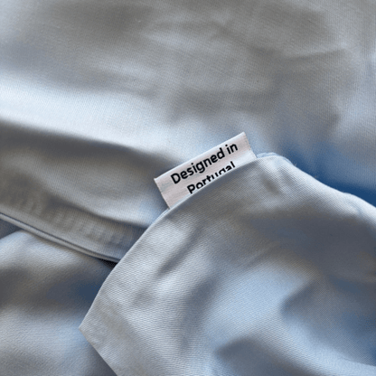Azul bambu roupa de cama by Momo Cotton – Logo 1